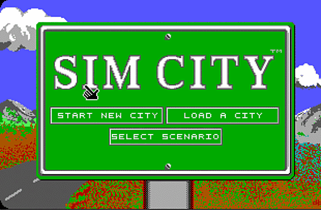 SimCity DOS Game