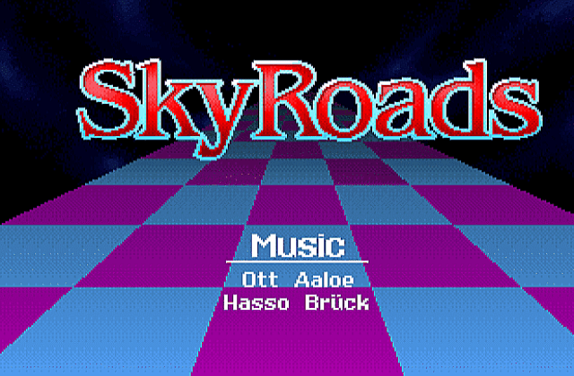 Skyroads DOS Game