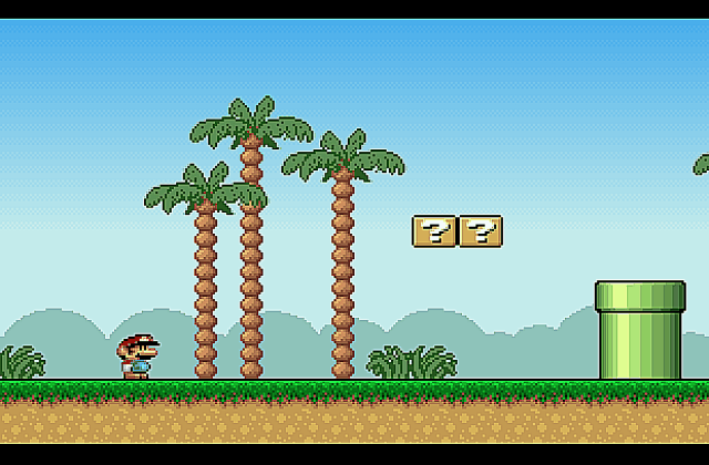 Super Mario Bros DOS Game