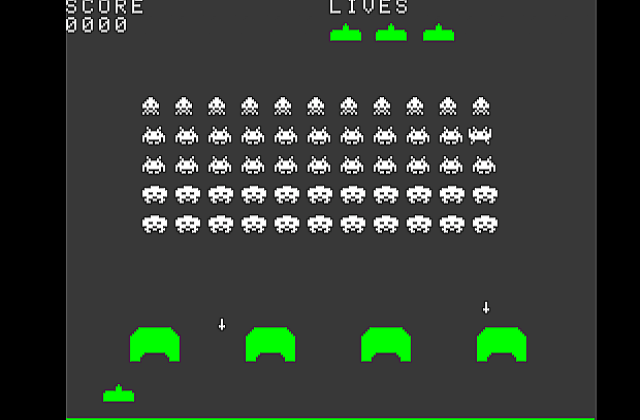 Taito's Space Invaders (Remake) DOS Game