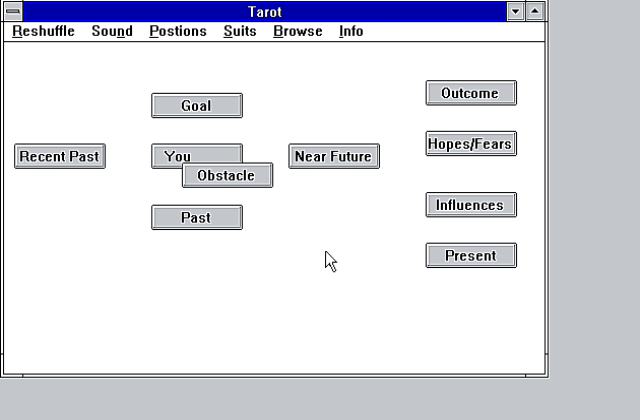 Tarot DOS Game