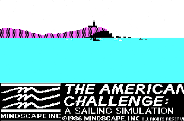 American Challenge- A Sailing Simulation, The DOS Game