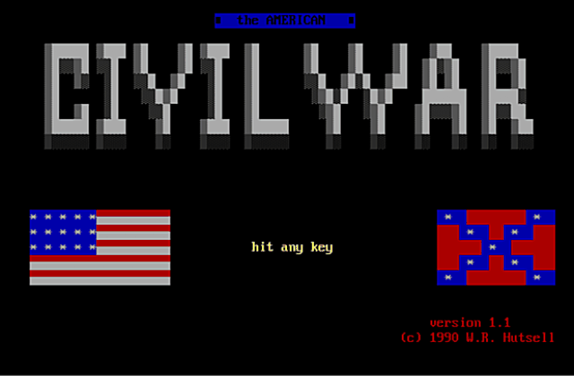 American Civil War, The DOS Game