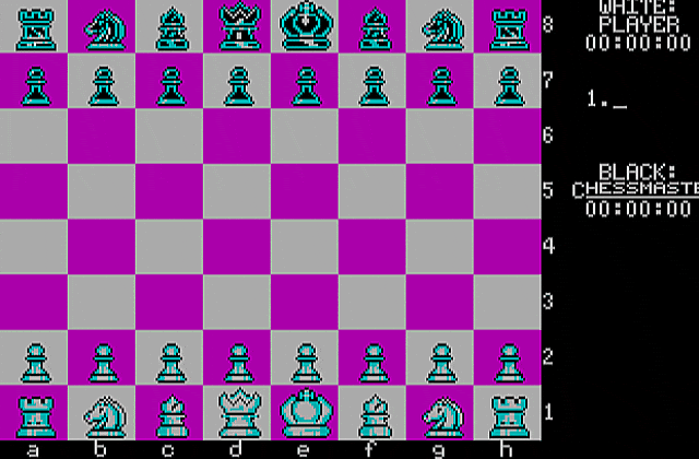 Chessmaster 2000, The DOS Game