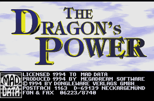 Dragon's Power, The DOS Game