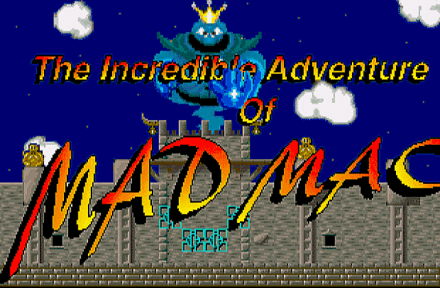 Incredible Adventure of Mad Mac, The DOS Game