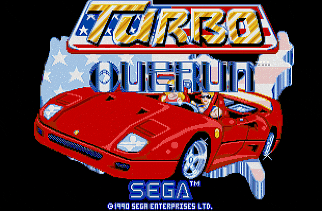 Turbo Outrun DOS Game