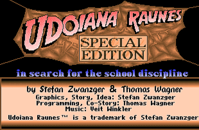Udoiana Raunes DOS Game