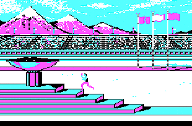 Winter Games DOS Game