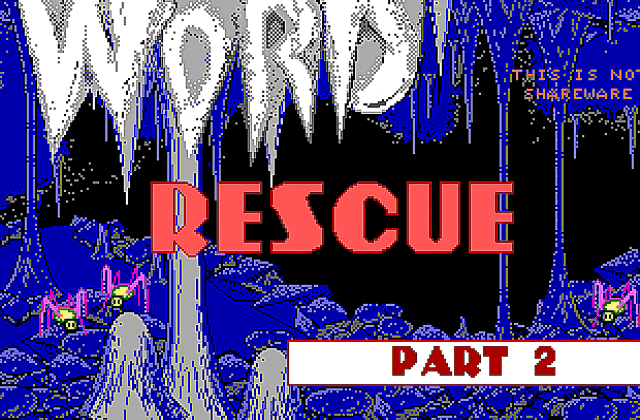 Word Rescue DOS Game