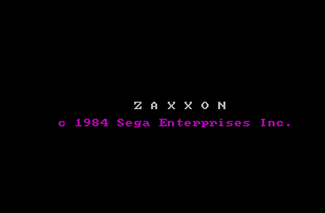 Zaxxon DOS Game