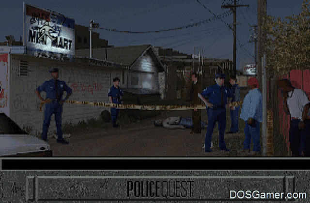 Daryl F. Gates Police Quest- Open Season DOS Game