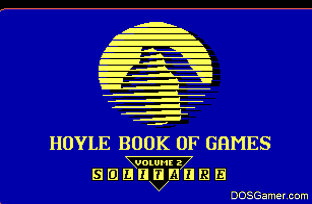 Hoyle Official Book of Games- Volume 2 - Solitaire DOS Game