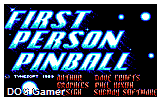 1st Person Pinball DOS Game