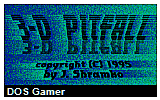 3-D Pitfall DOS Game