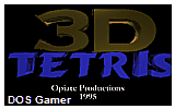 3D Tetris DOS Game