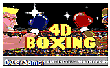 4d Boxing Deluxe DOS Game