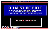 A Twist of Fate DOS Game