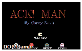 Ack! Man DOS Game