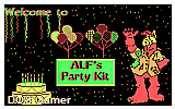 Alf's Party Kit DOS Game