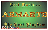 Armaeth- The Lost Kingdom DOS Game