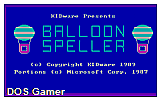Balloon Speller DOS Game