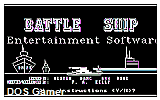 Battle Ship Entertainment Software DOS Game