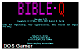 Bible-Q DOS Game