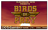 Birds of Prey DOS Game
