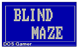 Blind Maze DOS Game
