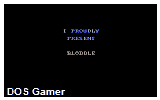 Blobble DOS Game