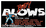 Body Blows DOS Game