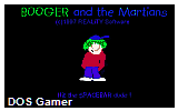 Booger and the Martians DOS Game