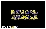 Brudal Battle DOS Game