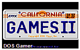 California Games II DOS Game