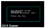 Car Builder DOS Game