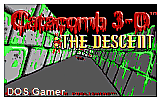 Catacomb 3-D- The Descent DOS Game