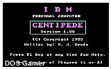 Centipede DOS Game