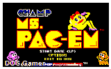CHAMP Ms. Pac-em DOS Game