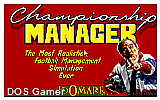 Championship Manager DOS Game