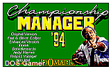 Championship Manager 94 DOS Game