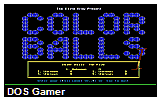 Color Balls DOS Game