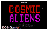 Cosmic Aliens DOS Game