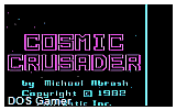 Cosmic Crusader DOS Game