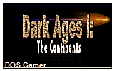 Dark Ages I- The Continents DOS Game