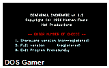 Deathball Incarnate DOS Game