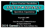 Deep Space- Operation Copernicus DOS Game