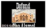 Defend the Alamo DOS Game
