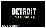 Detroit Demo Diskette DOS Game