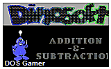 Dinosoft- Add and Subtract DOS Game
